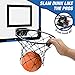 HYES 2 Player Basketball Game, Dual Shot Over The Door Mini Basketball Hoop Indoor with Scoreboard, Basketball Toy Gifts for Kids Boys Girls Adults, Suit for Bedroom/Office/Outdoor/Pool, Blue
