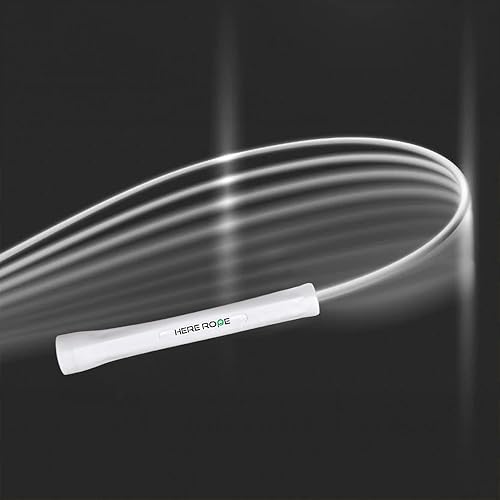Miniatura 7 de HEREROPE Cuerda de salto ajustable de PVC de 0.197 in para fitness, cuerda de saltar duradera con asas irrompibles, cuerdas de saltar que no se