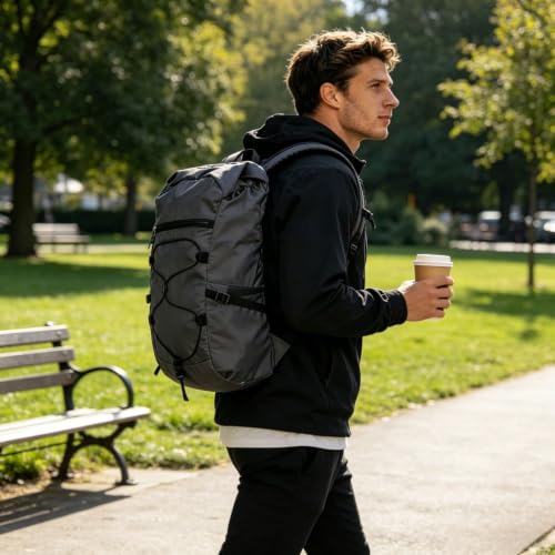 Mochila ligera portátil 20L para senderismo unisex miniatura 4