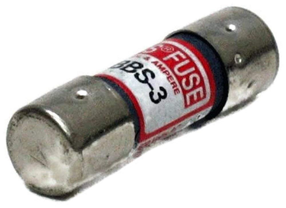 Bussmann BBS-3 (BBS-3, BP/BBS-3) 3 Amp (3A) 600V Midget Fast Acting Fuse