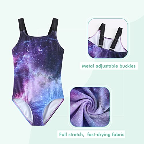 Image of Girls One Piece Swimsuits Halter Bathing Suits Summer Swimwear 3-16 Years