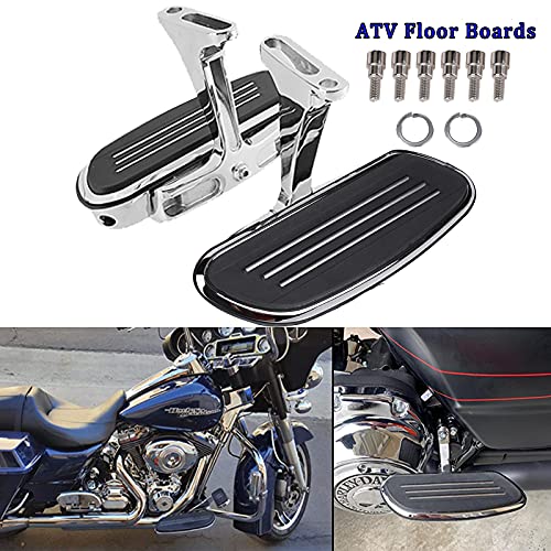  Chromed Streamline Street Glide Floorboards for 1993-2022 Road King Street Glide Electra Glide Touring Models
| Streaml