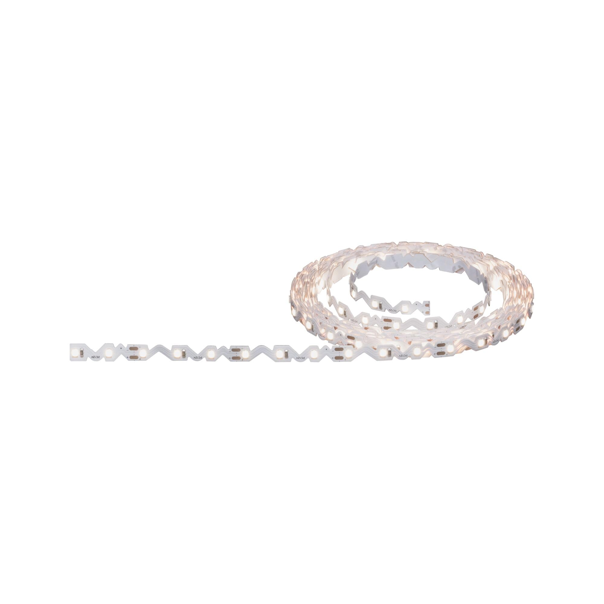 Paulmann FlexLED LED Strip 3D 5m Warmweiß 10,5W | Betriebsfertiges Set mit 230/12V Power Supply, selbstklebend, dimmbar, kürzbar, für kreative Projekte