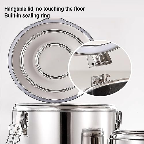 Termo industrial de 30L LYWY de acero inoxidable para servir té con leche sin derrames 6
