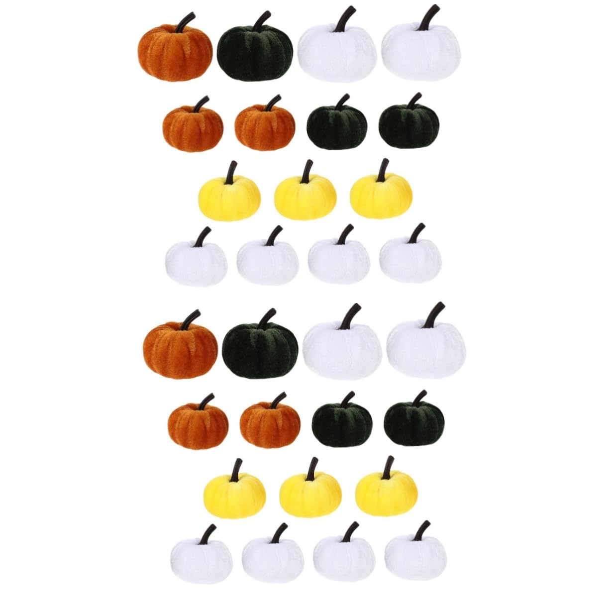 ABOOFAN 2 Set Zucca Artificiale Grandi Zucche Artificiali Zucca Intagliata Mini Zucche Alla Rinfusa Decorazioni Autunnali Al Coperto Purea Gonfiabile Autunno Falso Schiuma 15 Pezzi*2