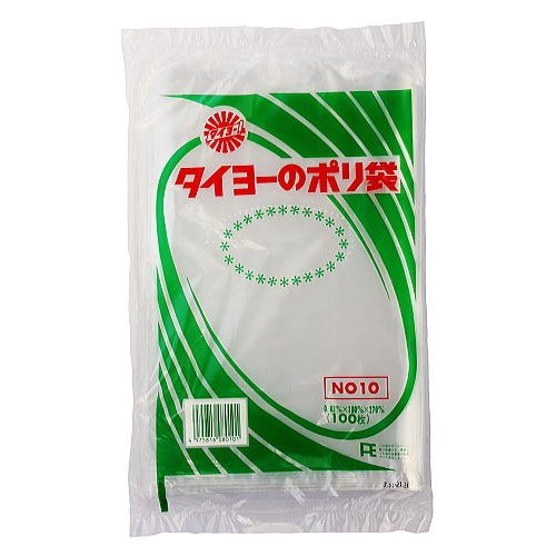 Amazon.co.jp: タイヨーのポリ袋 No.10 0.03mm×180mm×270mm 100枚入×10