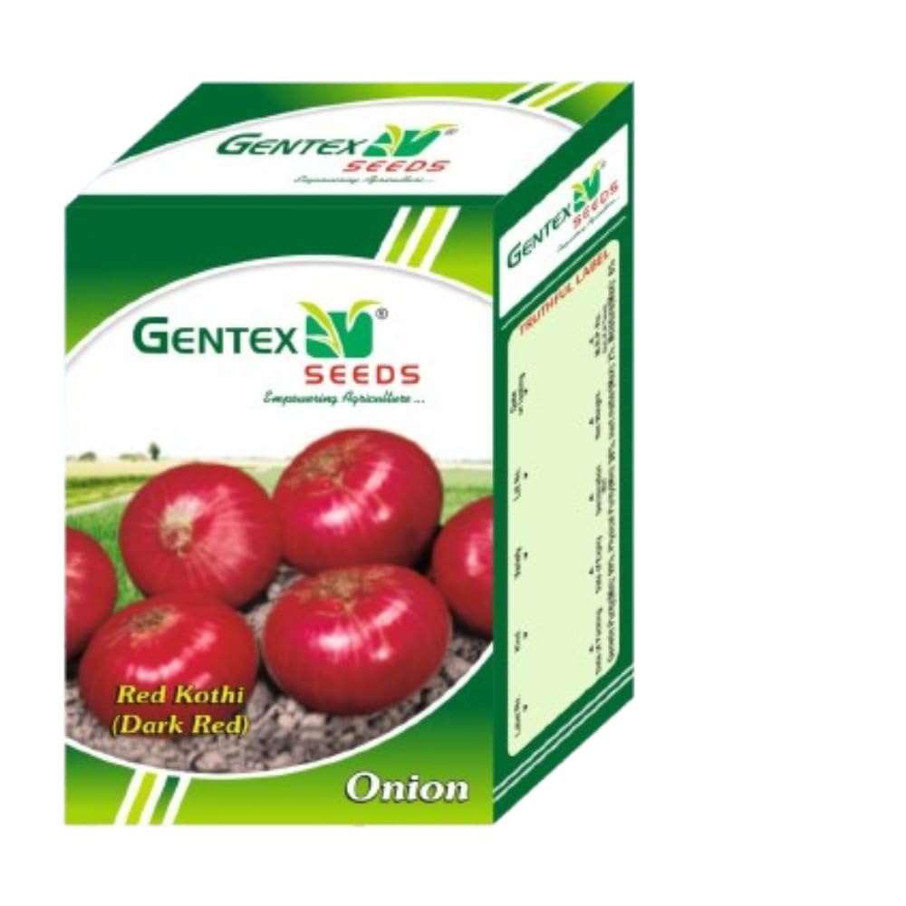 Gentex Seeds Red Kothi Onion Seeds 1Kg (Dark Red) | Vegetable Germination Sow and Grow Fresh Healthy Seeds For Your Home & Terrace Gardening Farming (B09Z711VRQ) Amazon Price History, Amazon Price Tracker