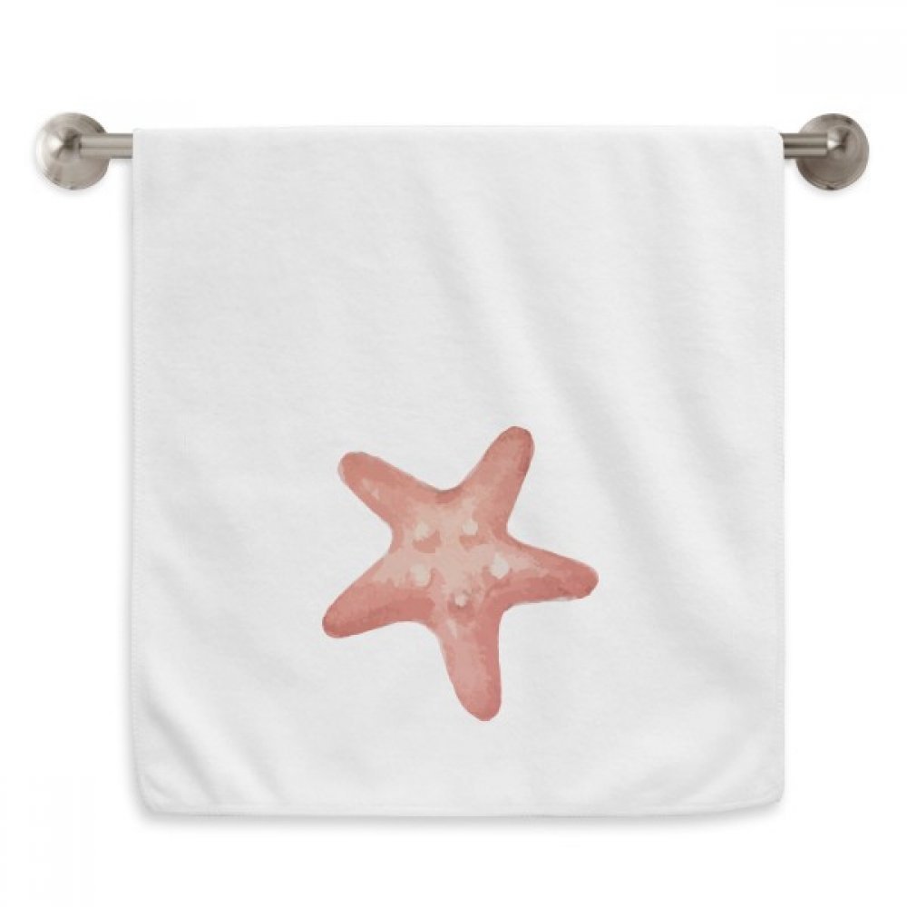 Serviette débarbouillette motif marin rouge pour sublimer votre salle de bain d'invités