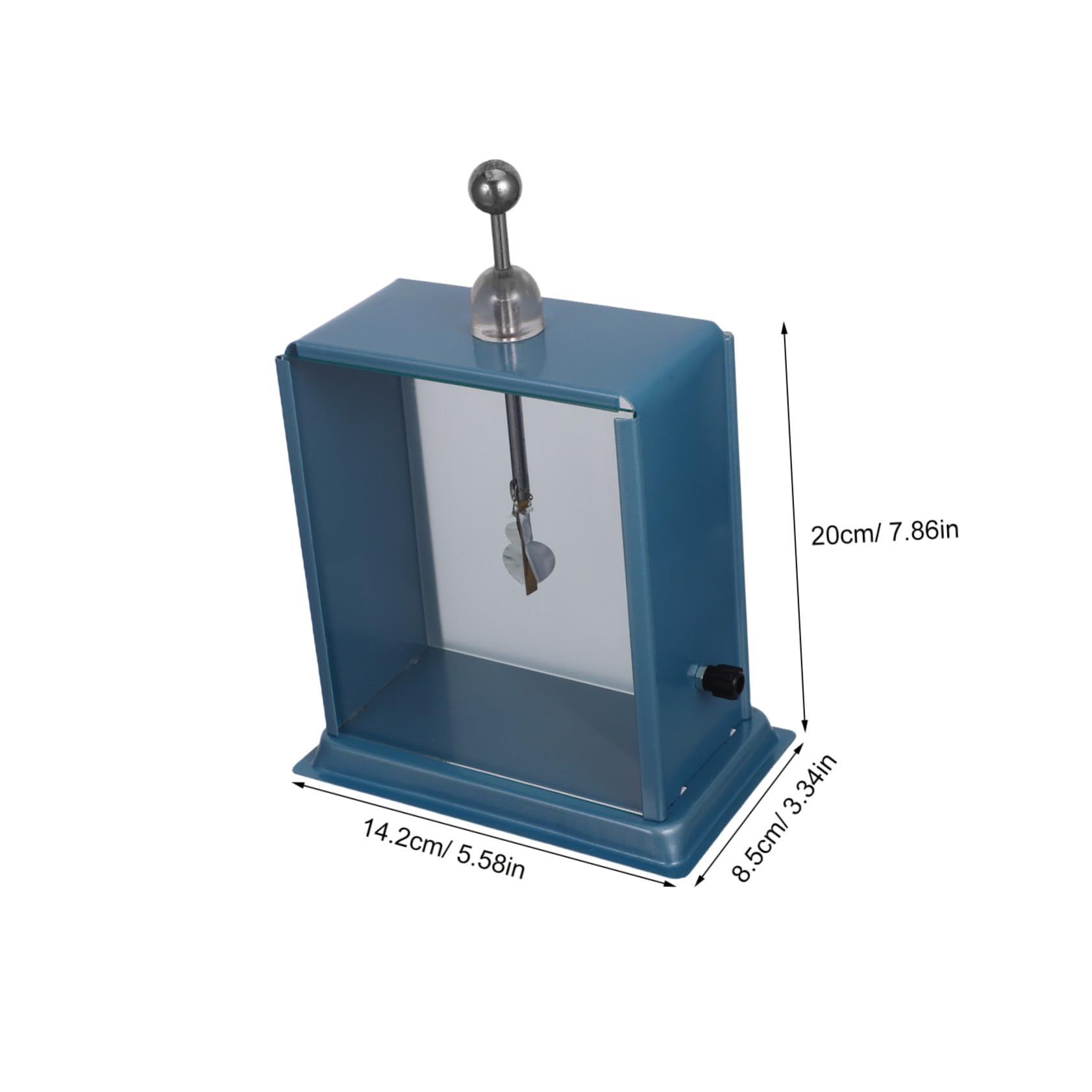 Cabilock Electrómetro Medidor de Electricidad Lámina de Hierro Instrumento Científico de Electricidad Estática para Aulas Herramienta de Aprendizaje de Física