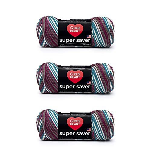 Image of Red Heart Super Saver Yarn, 3 Pack, Antique 3 Count
