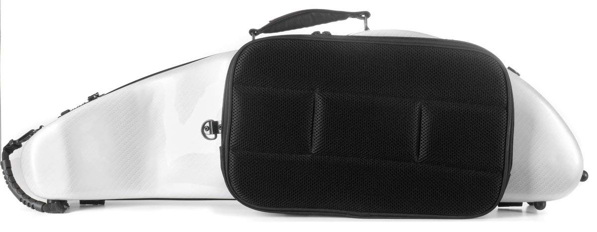 Futerał skrzypcowy Fiberglass 4/4 Safe Flight special srebrny M-case + torba na nuty