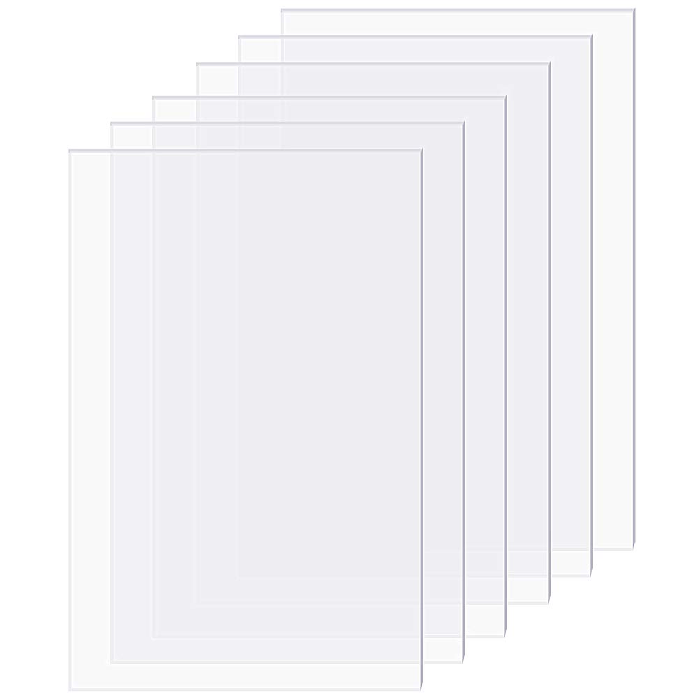 Buy OLYCRAFT 20 Sheets 0.7mm Plexiglass Picture Frame Replacement