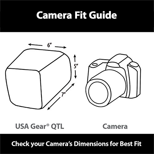 image for USA Gear SLR Camera Case Bag (Galaxy) with Top Loading Accessibility, 