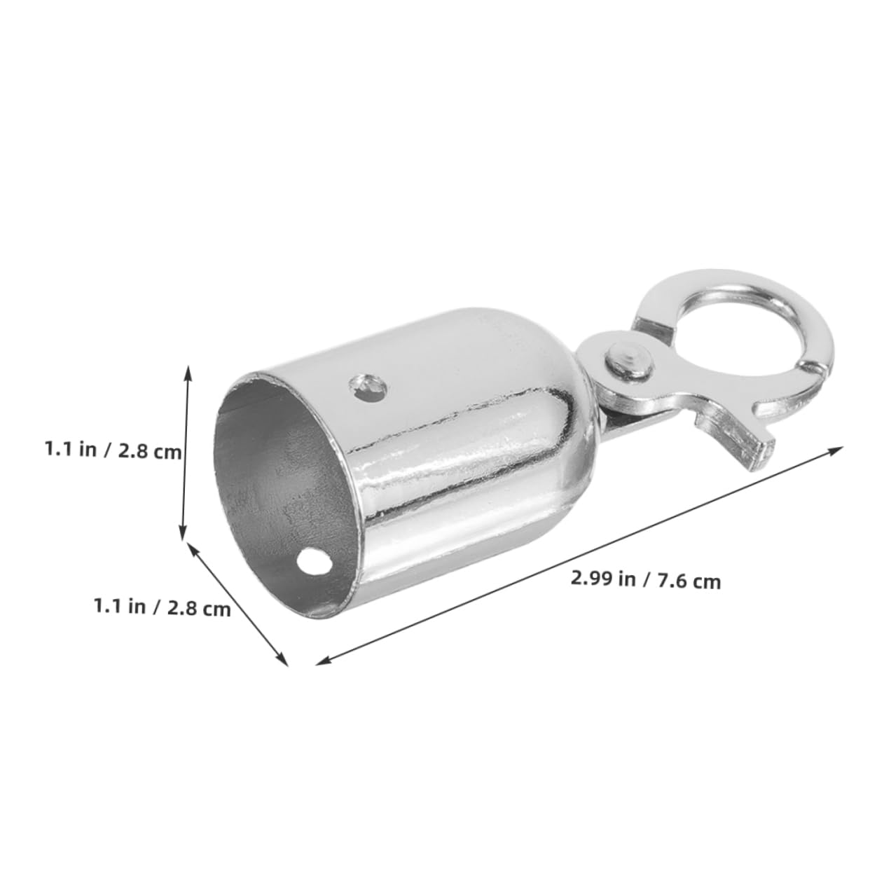 CIYODO Stainless Steel Rope End Stopper Safety Hook Guardrail Lanyard Hook Fittings