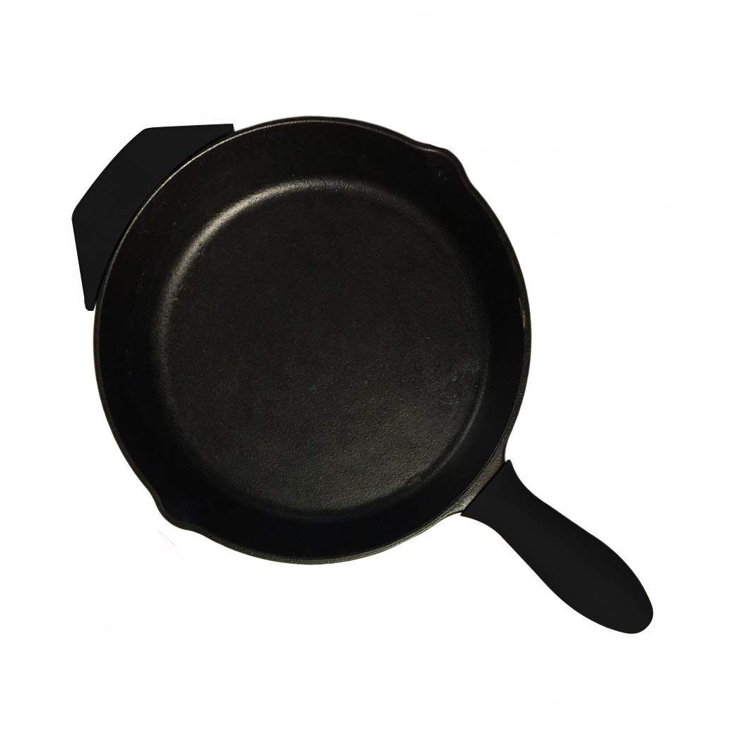 Soporte De Silicona Para Mango Caliente Para Hierro Fundido Paquete De 3 Fundas Para Mango De Olla Juego De Cubierta De Goma Antideslizante Para Sk