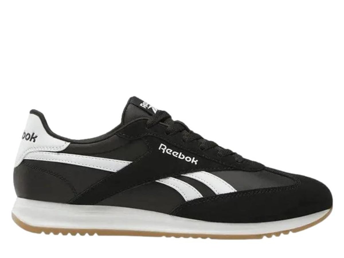 Reebok Unisex World 70 Trainers, Black White Gum, 6.5 UK