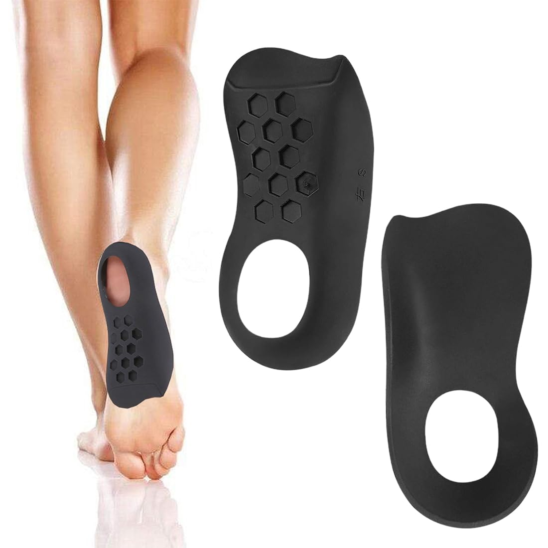 3 Paires Semelles Orthopédiques En Gel - Soutien Voûte Plantaire | Anti-Douleur Pied Plat