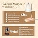 Marycele Kerzenwärmer Lampe, Candle Warmers mit Timer und Dimmer, Duftlampe Elektrisch Home Decors, Geschenke für Frauen Geburtstagsgeschenk, Deko Wohnzimmer, Aroma Diffusers mit 2 Glühbirnen, Gold