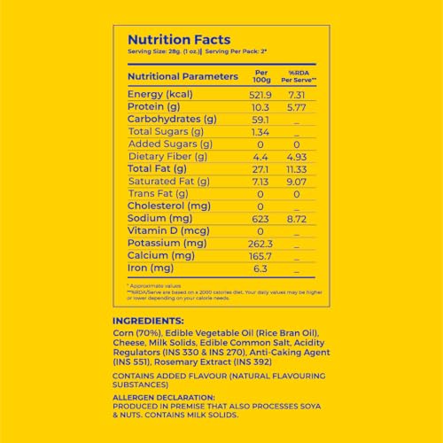 Image of 4700BC Cheese Popcorn, Jumbo Pack, 45g