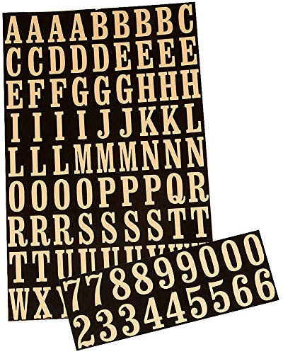 Mail Boss 7412 High Security Steel Locking Wall Mounted Mailbox-Office Comment Letter Deposit, Black Drop Box & Hy-Ko Products Mm-2 Self Adhesive Vinyl Numbers And Letters 1" High #TOP6