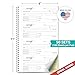 321Done Receipt Book, 11x6 2-Part Carbonless Spiral Bound, Made in USA, 4 Receipts per Page, 50 White/Yellow Pages, 200 Sets per Book, Receipt Book with Carbon Copies for Small Business