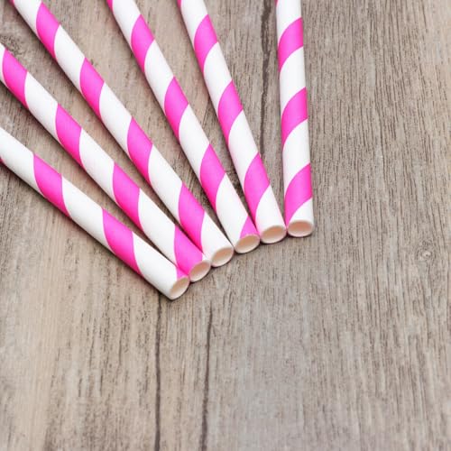 Pitillos de papel con decoración flamingo 30 pzas miniatura 3