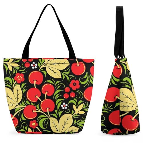 Sac de shopping fruits rouges : votre allié grand format pour le voyage