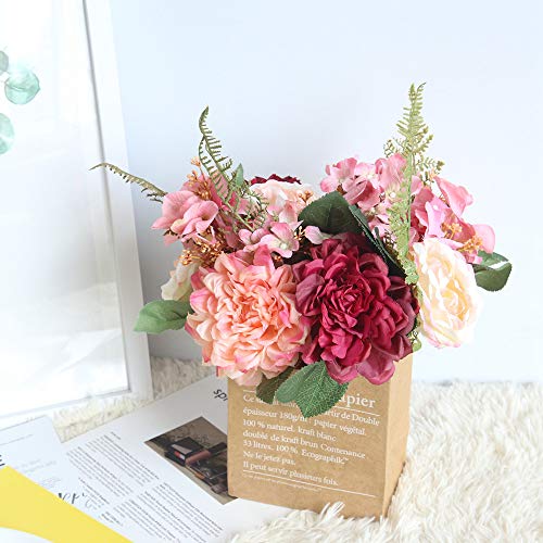 Fan-Ling 2019 New Cute Mini Paper Bag,Kraft Paper Storage Bag,Baby Kids Toys Fruit Flower Storage Bag,Versatile,Easy Folding, Stacking, Storage Space Saving (A)