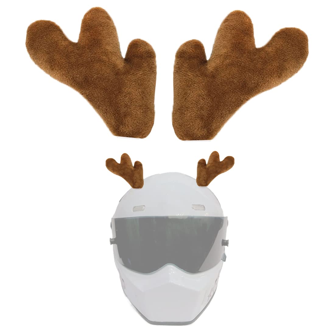 2 PCS Christmas Motorcycle Helmet Accessories Motorcycle Accessories for Men Deer Horns Ski Helmet Accessories Brown Antlers : Automotive