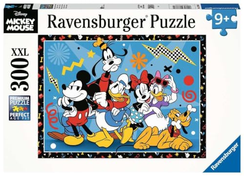 Ravensburger Puzzle Enfant Puzzle 300 pièces Mickey et Ses Amis À partir de Puzzle de qualité supérieure Carton épais et résistant Disney Mickey Mouse 13386