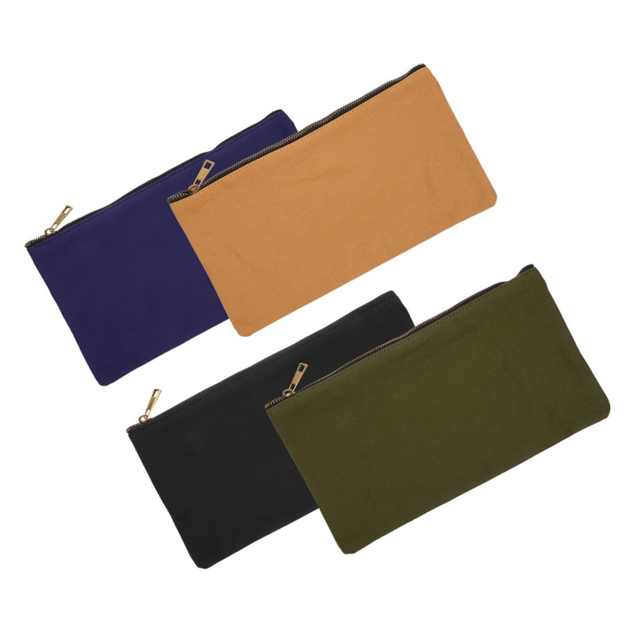 4 Piezas Bolsa Cremallera Pequeña Oxford de Herramientas