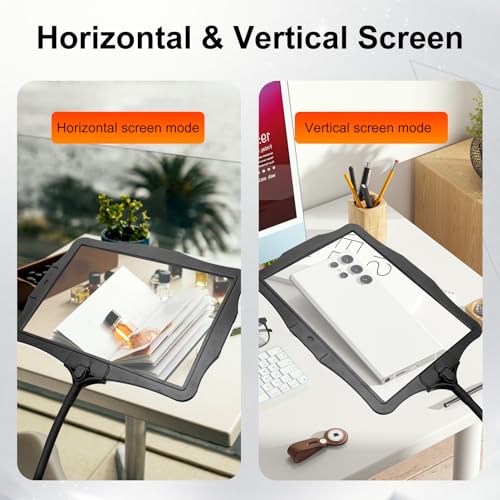 10x Large Magnifying Glass with Light and Stand, 50 Led Beads Brightness Adjustable Gooseneck Magnifying Desk Lamp, Large Page Magnifier for Reading, Sewing, Crafts - Cosy Home Interiors 10x Large Magnifying Glass with Light and Stand, 50 Led Beads Brightness Adjustable Gooseneck Magnifying Desk Lamp, Large Page Magnifier for Reading, Sewing, Crafts - Image 6