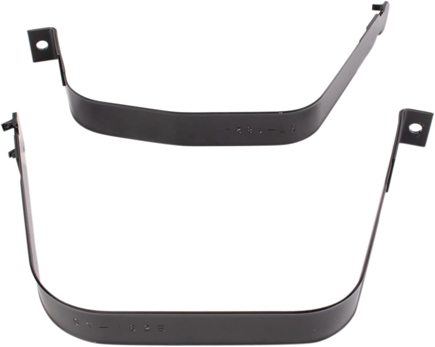 TRQ Side Mounted Fuel Tank Strap Black Compatible with 1990-2000 Chevrolet C3500 K3500 GMC