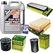 Produktbild QR-PARTS 69378643 Filter Set Inspektionspaket 5 Liter Liqui Moly Motoröl Top Tec 4200 5W-30 MANN-FILTER Innenraumfilter Kraftstofffilter Luftfilter Ölfilter