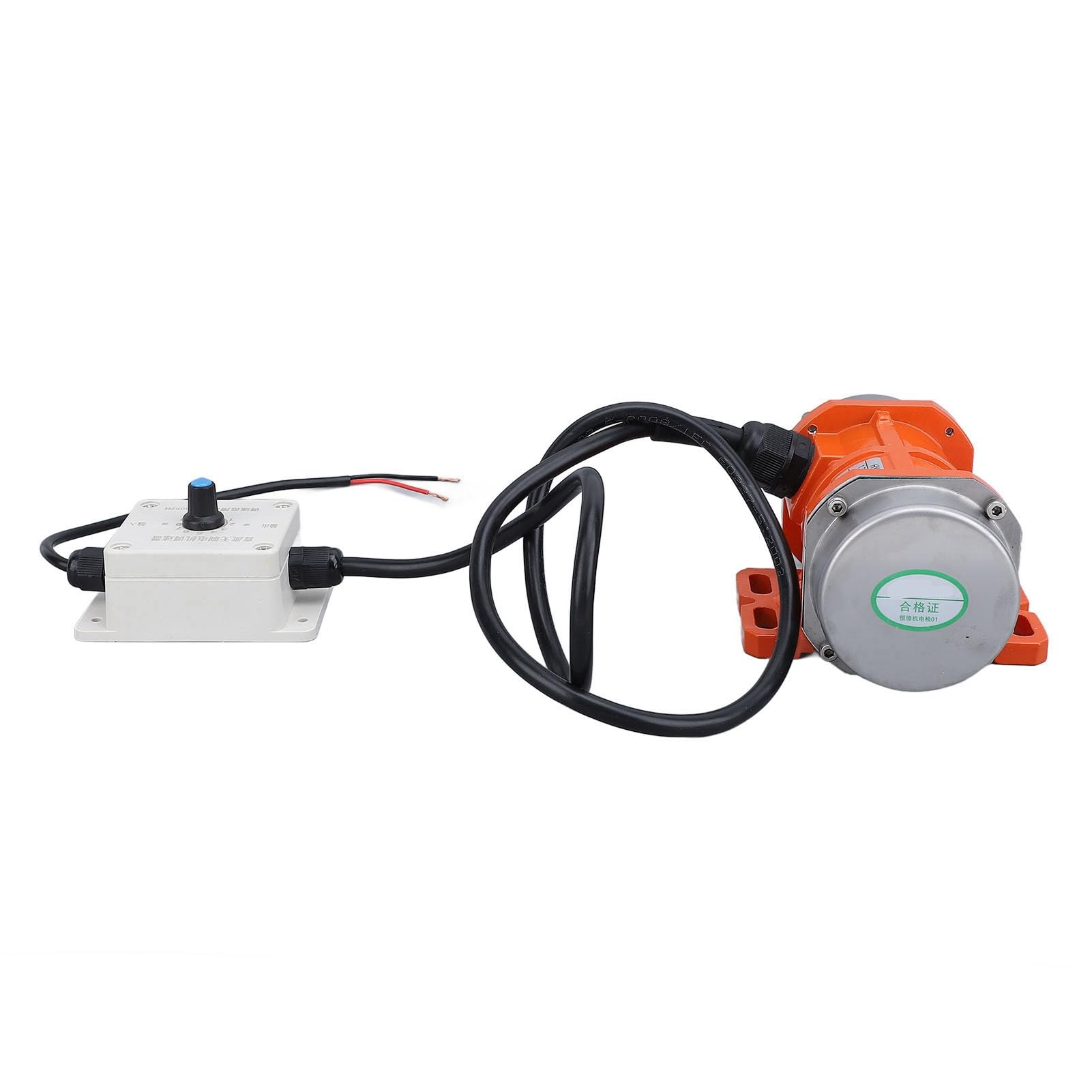 Motore Vibrante Elettrico da 3800 Giri/min, Vibratore per Calcestruzzo in Lega di Alluminio con Regolatore di velocità, Efficiente e Silenzioso per l'edilizia e l'estrazione Mineraria (60W)