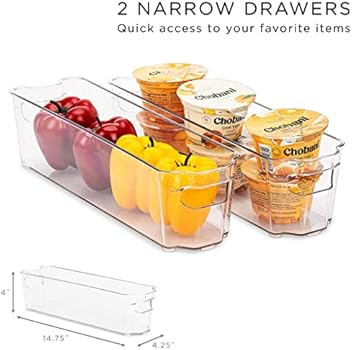 Sorbus Fridge Bins and Freezer Bins ... - Amazon.com