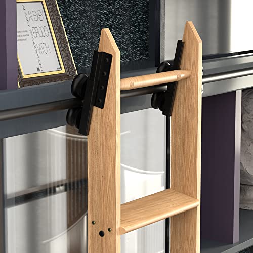 Kinmade 10 Ft Rolling Library Ladder Kit With Ladder Included thumb #2