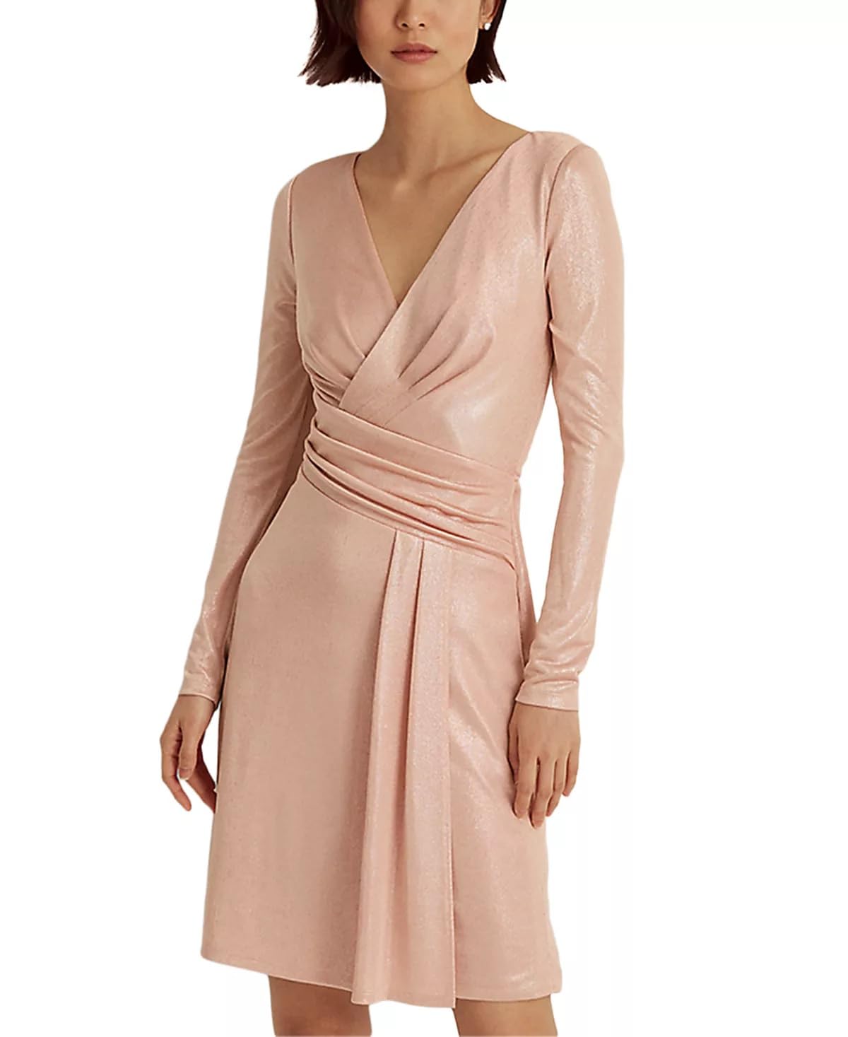 ralph lauren rose gold dress Buy Ralph Lauren Lauren by Ralph Lauren Women Foiled Jersey Sleeveless Gown, Rose Gold Online