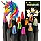TinyGeeks 12 Crayons de Couleur Arc-en-ciel - Crayons Multicolores - Fournitures d'Art pour Enfants 8-12 Ans, Cadeaux d'Anniversaire pour Filles de 5-12 Ans, Loisirs Créatifs