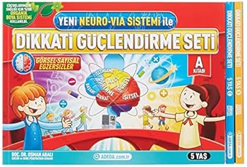 Paperback Yeni Neuro-Via Sistemi ile Dikkati Güçlendirme Seti 5 Yas [Turkish] Book