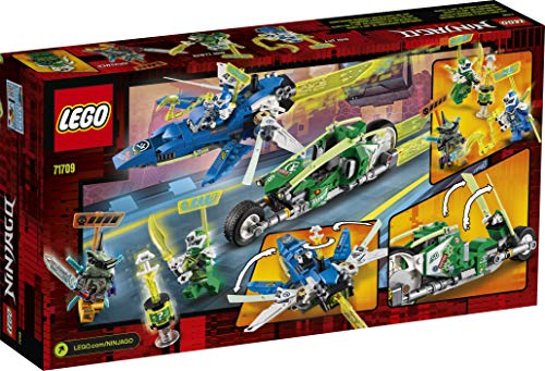 LEGO 71709 Ninjago Vehículos Supremos de Jay y Lloyd