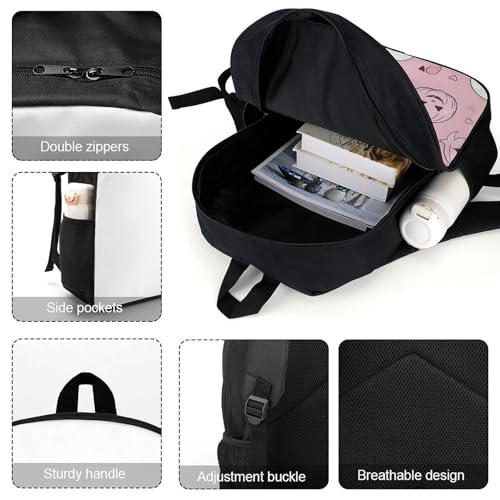 Pumpkins And Ghosts Bookbag - Ultra Lightweight Portable Backpack Work Travel Backpack for Men Women Fits 16 Inch Notebook4