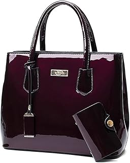 Borse a tracolla a tracolla ad alta capacità in pelle verniciata di nuova moda da donna