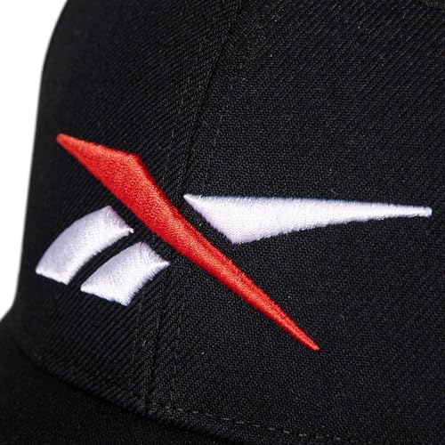 Image of Reebok Vector Baseball Hat | Snapback | Six Panel | Casual | Everyday | Sun Protection | Lightweight | Breathable