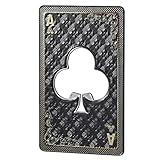 ¿Se ve conocido...es esto un mapa de juego? ¡FALSO! Puede hacerlo con su diseño. El abrebotellas estético de la marca KADAX se parece a una carta de juego para confundir, pero su aplicación es bastante diferente. Con el abridor abre cualquier botella de cerveza o botella de zumo en una fiesta o un viaje con conocidos. Gracias a su tamaño compacto, se puede guardar fácilmente en el equipaje. ¡Es suficiente tenerlo en el bolsillo y ninguna botella puede resistirlo!