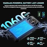 FOSSiBOT F101 Pro (2023) Outdoor Smartphone Android 13-10600mAh Outdoor Handy Ohne Vertrag...