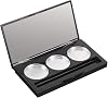 Empty Plastic Eyeshadow Makeup Palette Portable Refillable Eyeshadow Palette with Pans and Plastic Case Travel Makeup Organizer Women Cosmetic Storage Box for Blush Lipstick
