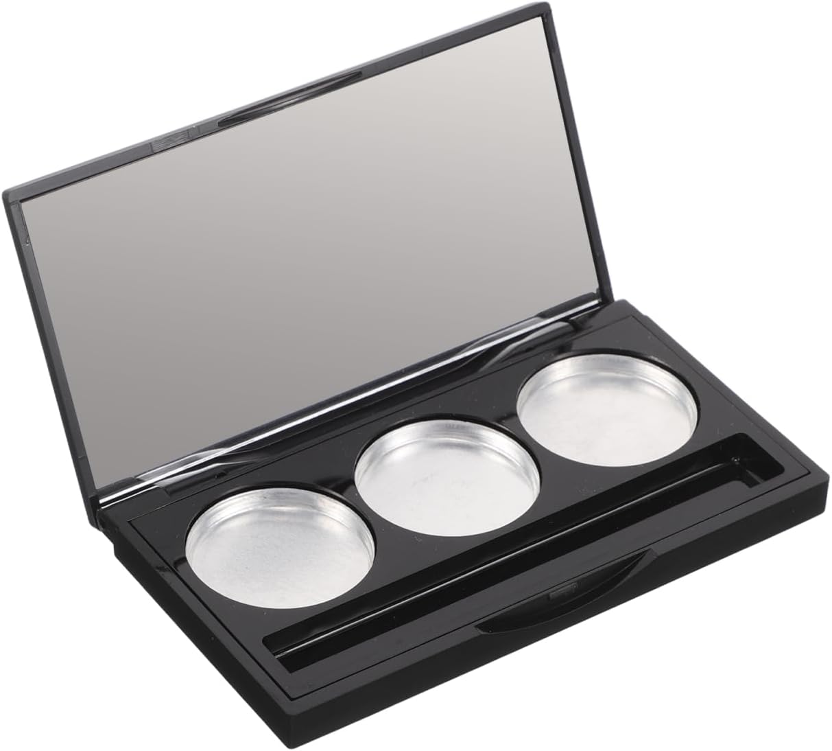 Empty Plastic Eyeshadow Makeup Palette Portable Refillable Eyeshadow Palette with Pans and Plastic Case Travel Makeup Organizer Women Cosmetic Storage Box for Blush Lipstick