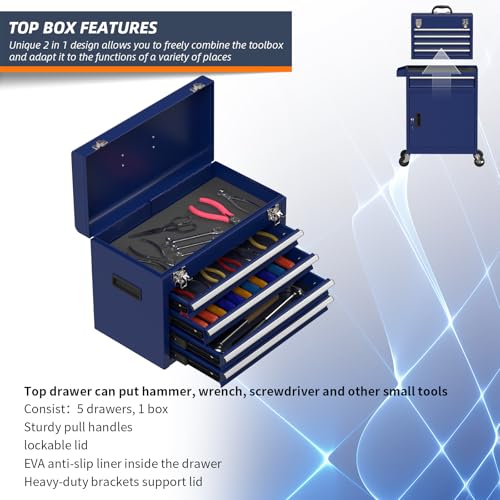 Rolling Tool Chest with Drawers