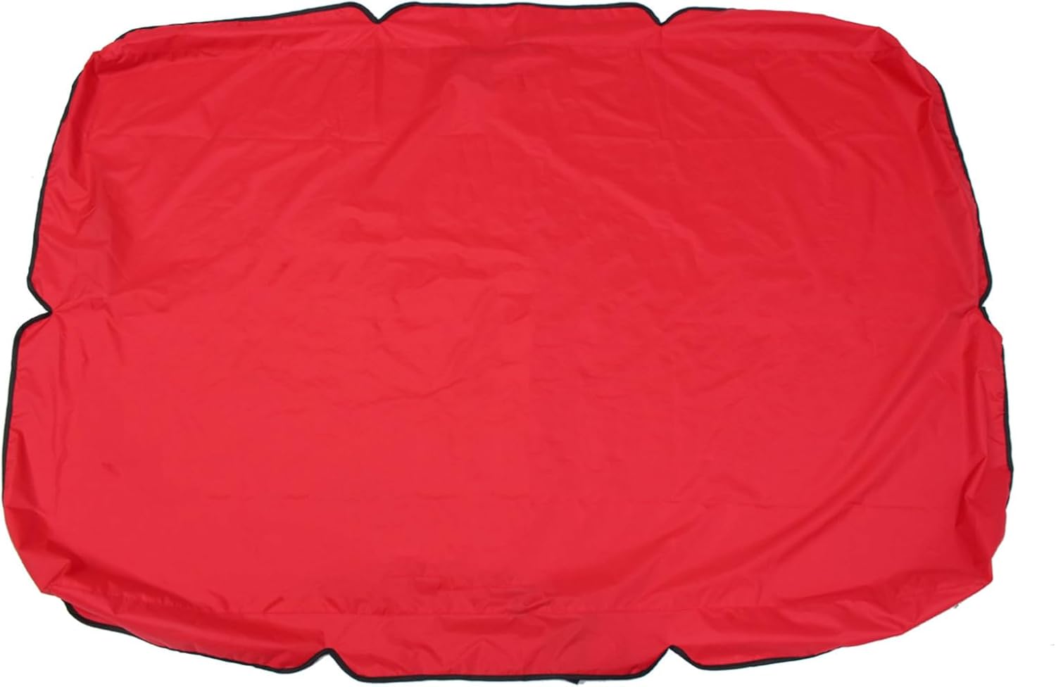 Colorfast Thicker Swing Seat Canopy Replacement 3 Seater 78x50 Inch Rainproof Windproof Heavy Duty Rip Proof Outdoor Furniture Cover Red